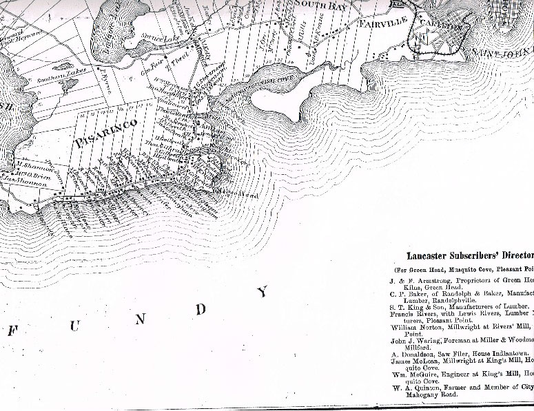 Map Taken From 1875 Roe & Colby Atlas <sup>13</sup>